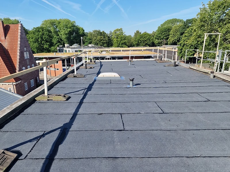 Energetische Flachdachsanierung